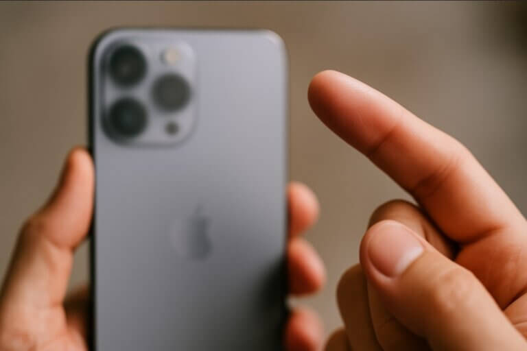 Reparation af iPhone kamera